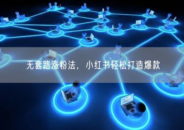 无套路涨粉法，小红书轻松打造爆款
